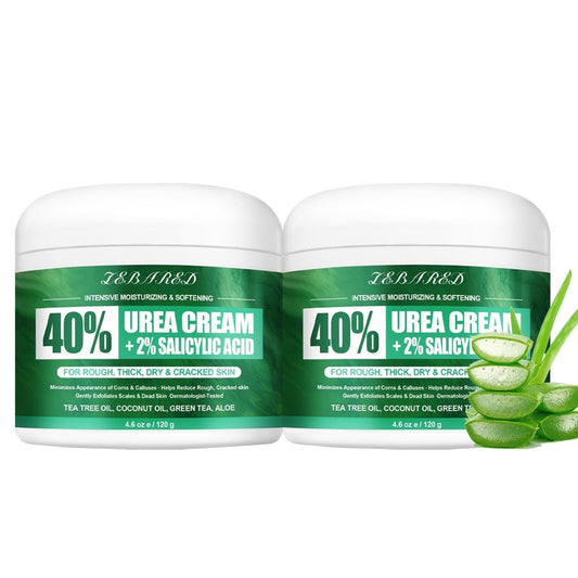 LEBARED Urea Cream 40 Percent For Feet Maximum Strength, Plus 2% Salicylic Acid with Hyaluronic Acid, Urea Foot & Hand Cream for Dry Cracked, 4.6 oz