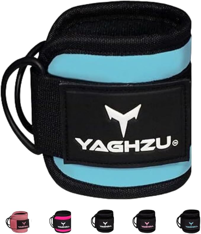 YAGHZU Ankle Straps for Cable Machines Women, Glute Kickback Cable Machine Attachments, Gym Ankle Cuffs, Wrist Cuffs for Workout, Leg Training Accessory, Fitness Gear for Home or Gym