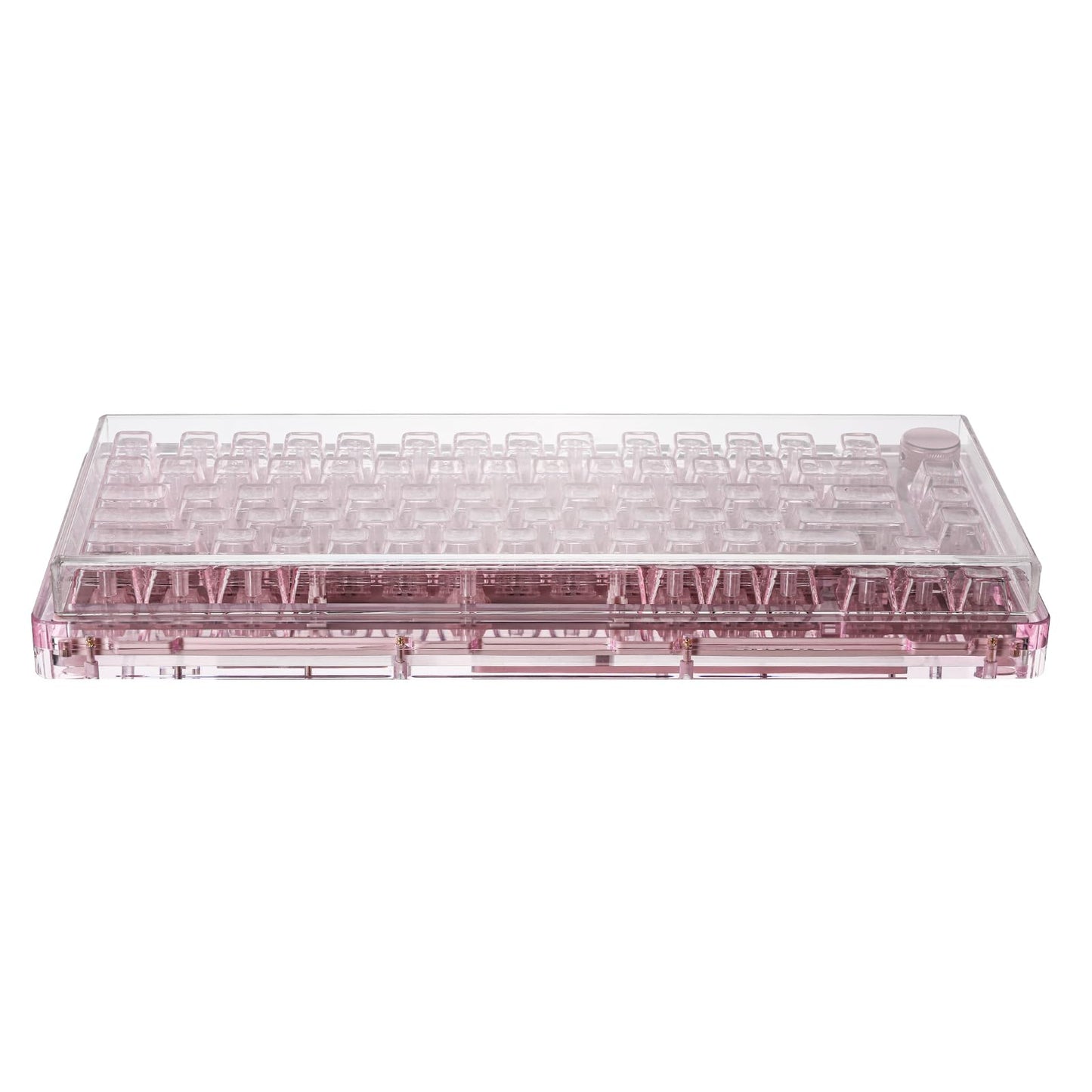 KiiBoom Premium Acrylic Transparent Keyboard Dust Cover, Waterproof, Anti-Dust, Anti-Cat Protector Cover Lid for Mechanical Keyboard (Clear, 12.6'' x 5.3'' x 0.78'')