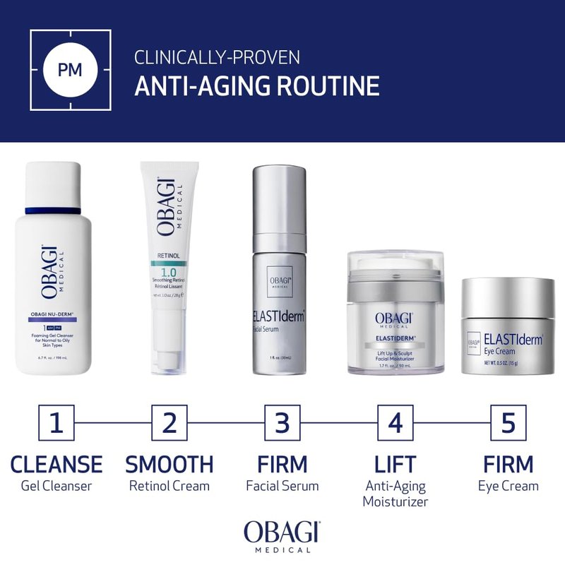 Obagi ELASTIderm Lift Up & Sculpt Facial Moisturizer - Anti-Aging Cream with Peptides for Firming & Smoothing | 1.7 oz