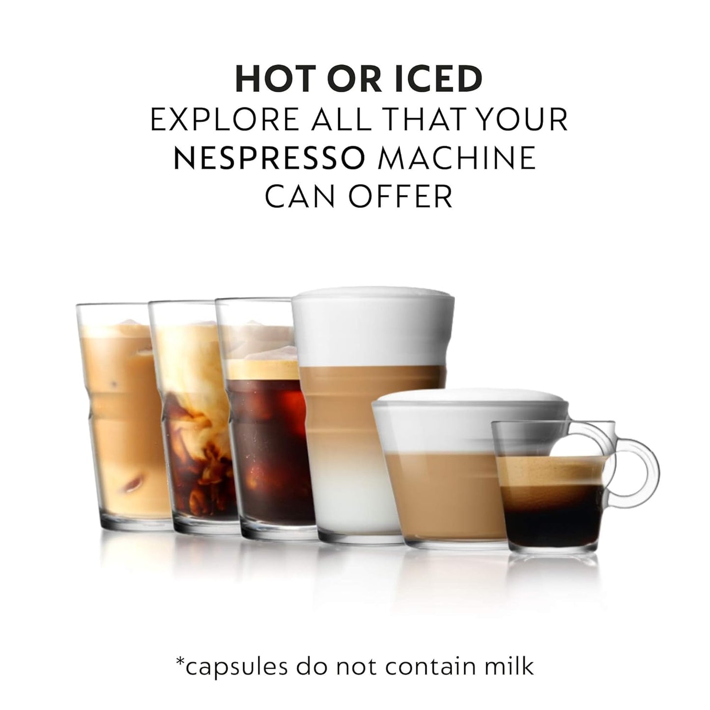 Nespresso Cosi Mild Roast Espresso Coffee Capsules - 50 Count Original Line Pods