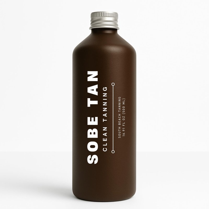 Professional Spray Tan Solution 14% DHA â Rapid Brown Base, 500ml Aluminum Bottle â Universal Tone for All Skin Types â For Professional Spray Tan Artists ONLY