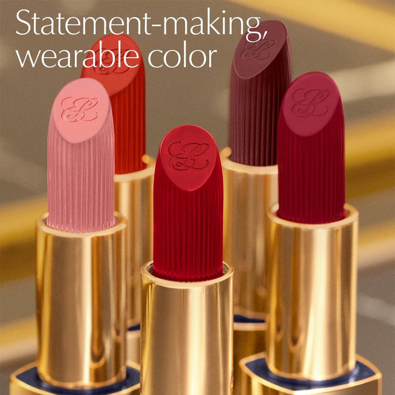 Estée Lauder Pure Color Long-Lasting Matte Lipstick for Women with Matte Finish | Plumping & Nourishing, 0.12 Ounce, 612 Lead You On