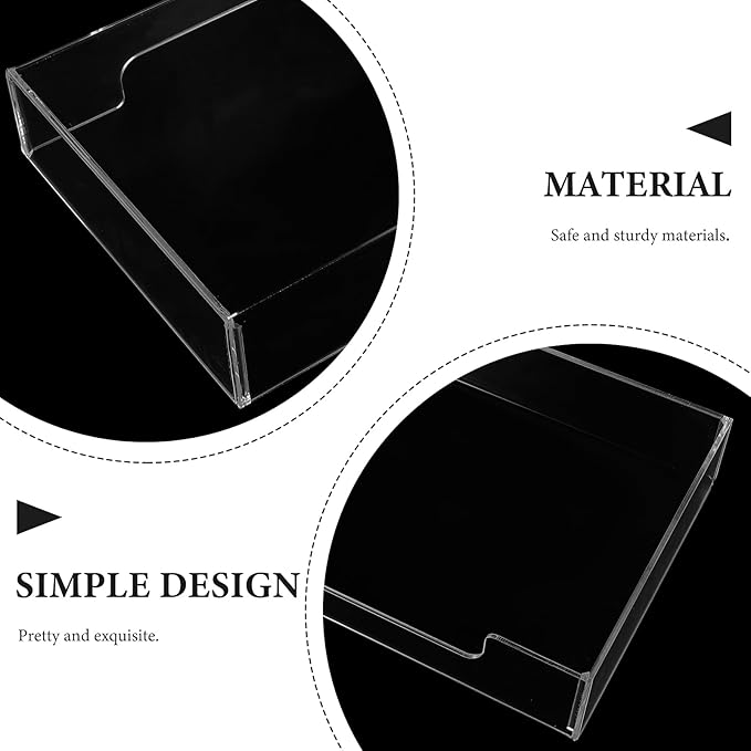 Acrylic Keyboard Cover Water Protective Case for Household Keyboards Transparent Keyboard Accessory for Standard and Mechanical Keyboards