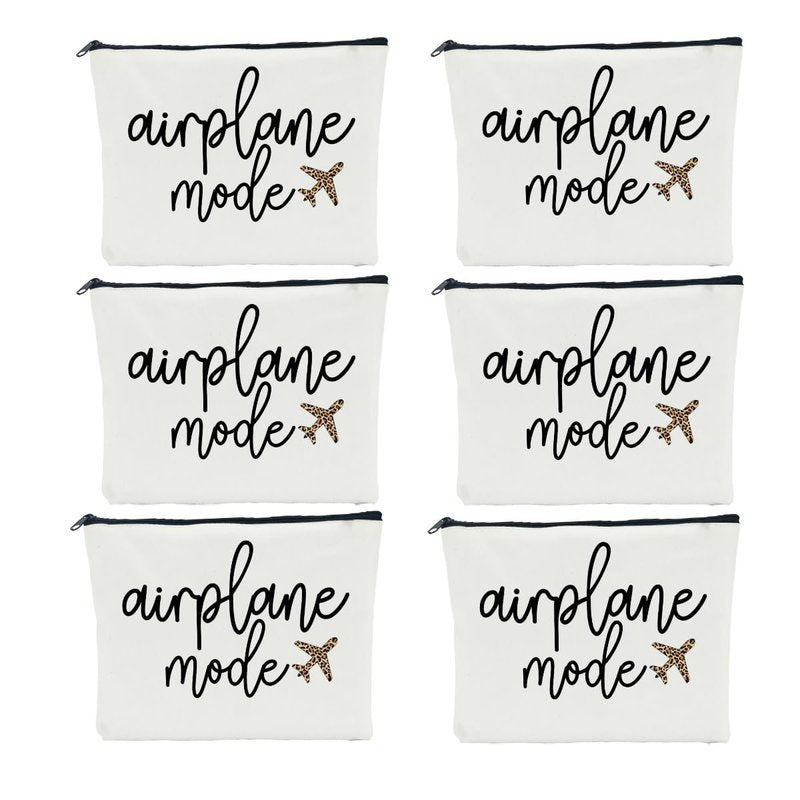 6 PCS Travel Gifts for Women - Girls Trip & Weekend Bags for Women Traveler Sister Besties Vacation Holiday Bachelorette Party Cosmetic Bag