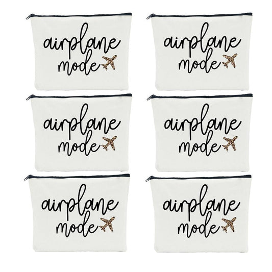 6 PCS Travel Gifts for Women - Girls Trip & Weekend Bags for Women Traveler Sister Besties Vacation Holiday Bachelorette Party Cosmetic Bag