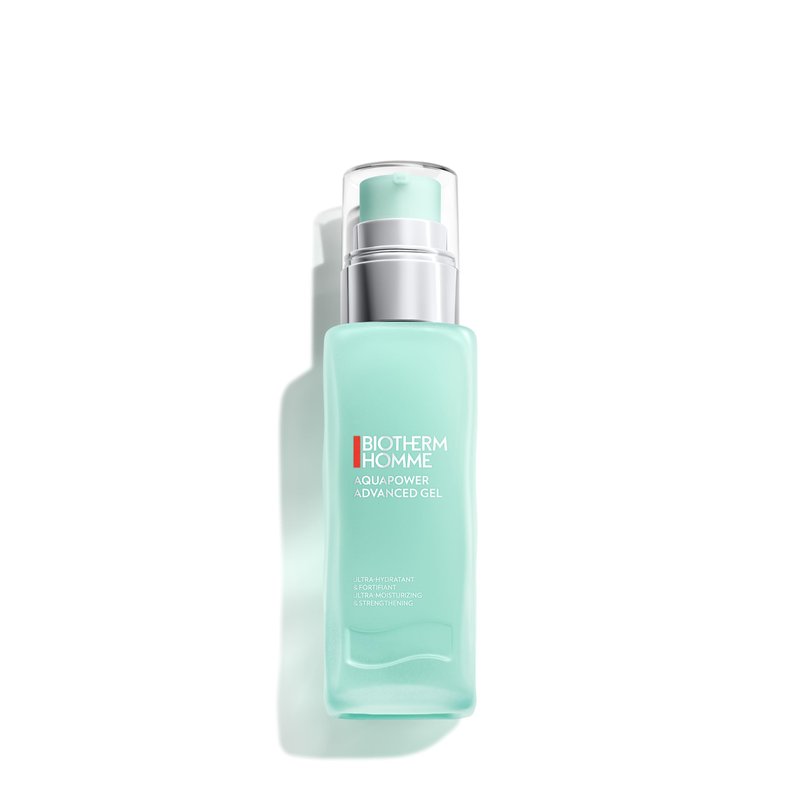 Aquapower Advanced Gel, Men's Gel Face Moisturizer That Hydrates And Strengthens Skin, Fresh And Fast-Absorbing Water-Gel Formula with Biotech Plankton and Oligo-Elements for 48H Moisture, 2.5 Oz