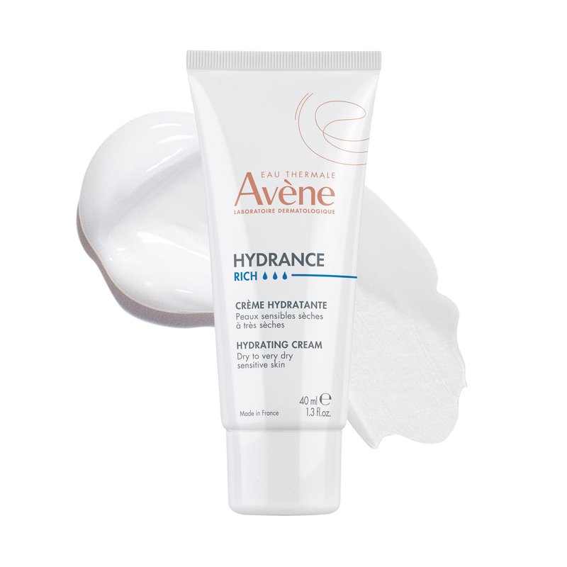 Avène Hydrance RICH Hydrating Cream, Daily Face Moisturizer, Soothes Feelings of Skin Tightness Associated with Dryness, Dry Skin Moisturizer, Non-Comedogenic Skin Care for Dehydrated Skin Barrier