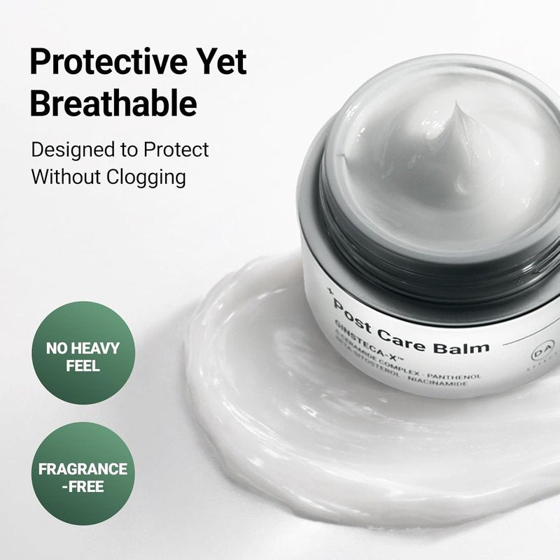 DA EFFECT Post Care Balm - Hydrating Face Moisturizer with TECA & Ginseng Exosome | Soothes Redness & Dryness, 30ml