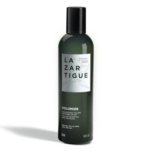 Lazartigue Volumize Shampoo - Rice Protein Formula for Body & Shine | Vegan, Sulfate & Silicone Free, 8.4 Fl Oz