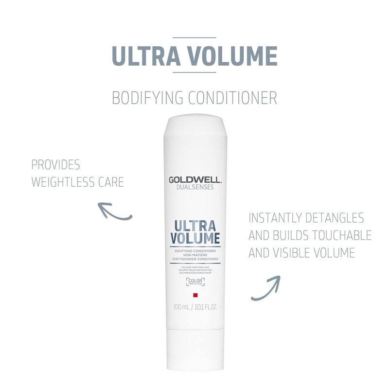 Goldwell Ultra Volume Conditioner - Bodifying Formula for Fine Hair | 33.8 Fl Oz