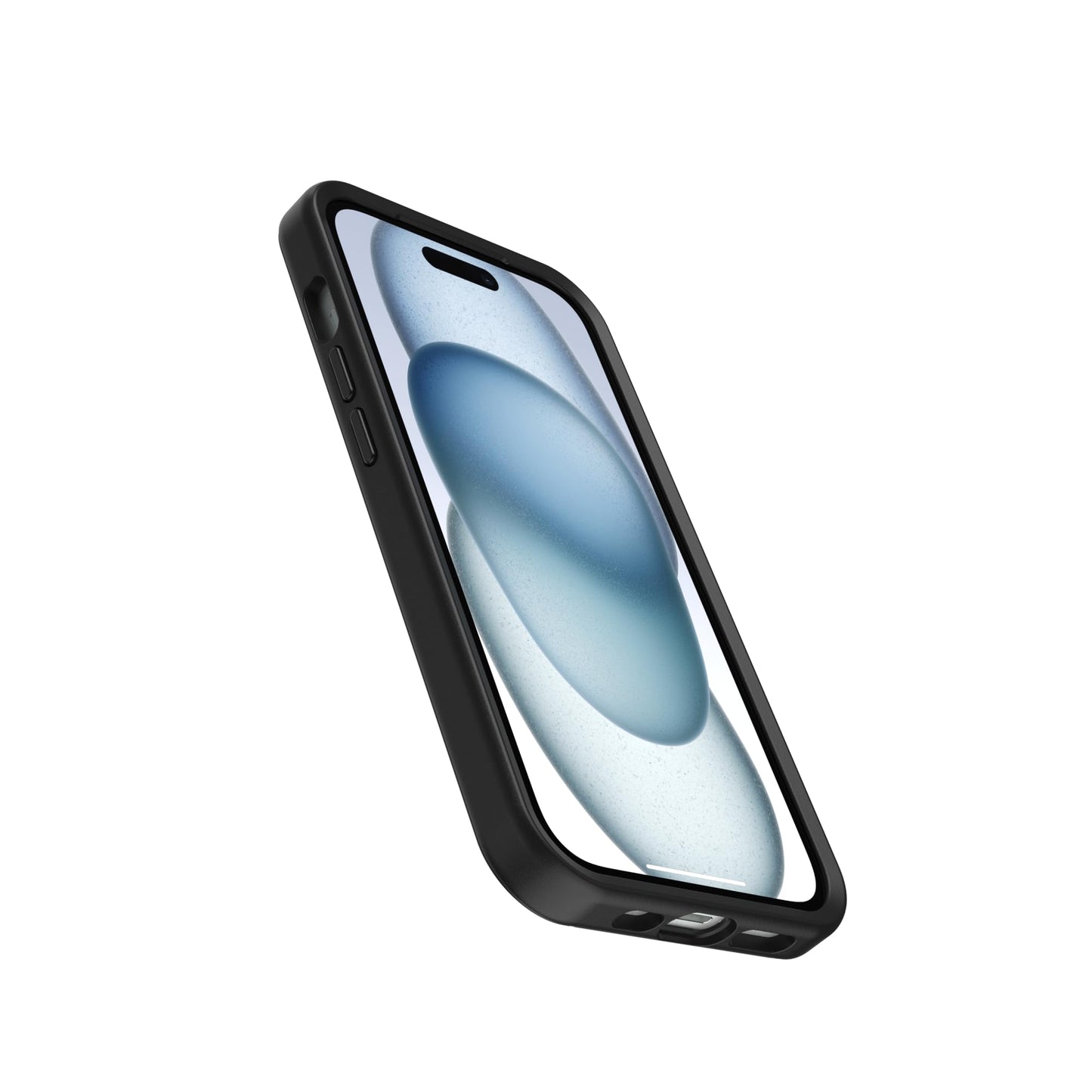 OtterBox iPhone 16e, 15, 14, & 13 Symmetry Series Case - Black, Snaps to MagSafe, Ultra-Sleek, Raised Edges Protect Camera & Screen