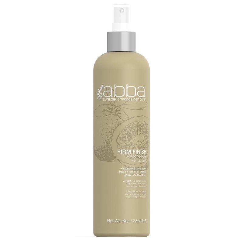 ABBA â Pure Style Firm Finish Hair Spray â Avocado & Grapefruit, 8 fl oz