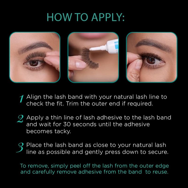 Ardell Fashion Lashes Natural Strip Lash, Black [120] 1 ea (Pack of 4)