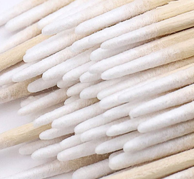 3500 pcs 4 Inch Pointed Cotton Swabs Precision Microblading Cotton Tipped