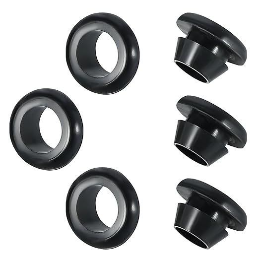 Qrity 20 PCS Rubber Grommets Cable Railing, Car Grommet, Cable Railing Protective Sleeves for Metal Posts, ID 20mm Mount Dia 25mm
