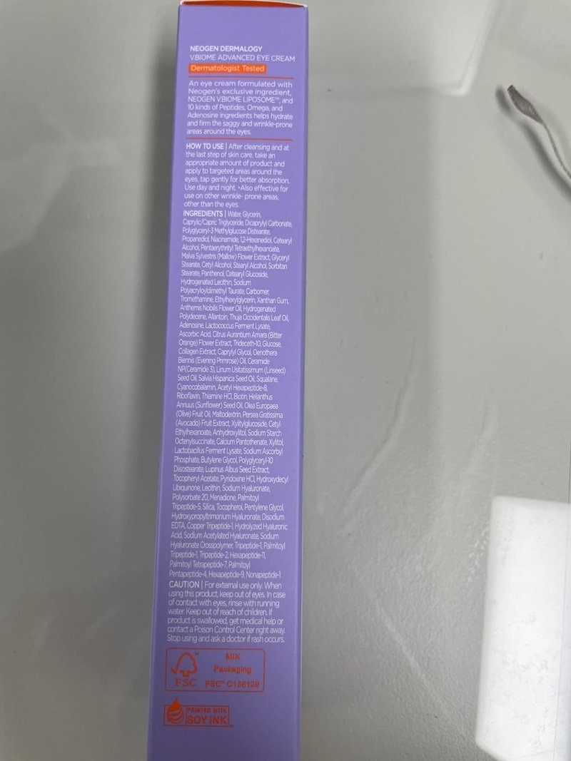 DERMALOGY by NEOGENLAB NEOGEN V.Biome Line V.Biome Eye Cream 1.18 oz / 35 ml