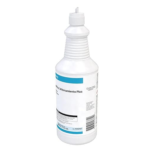 CREW Diversey 9302467 Clinging Plus Toilet Bowl Cleaner, Commercial Strength Formula Cleans Urinals, Ceramic, Porcelain, Unscented Green Liquid, Ready-to-Use Squeeze, 32-Ounce