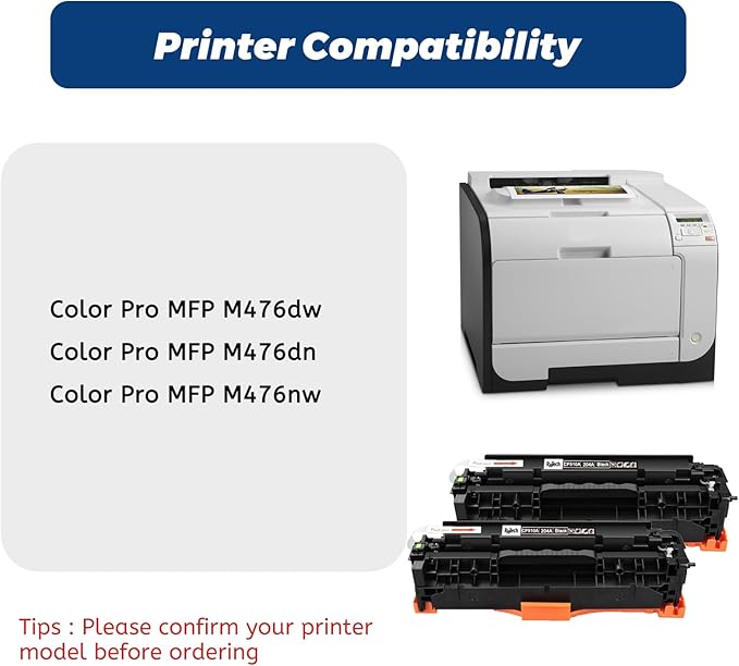 RitoTech 312A Black Toner Cartridge,Compatible for HP 312X CF380A CF380X for HP LaserJet Pro MFP M476dw M476dn M476nw MFP M476 Series Printer,2 Pack