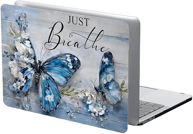 COTAIL Compatible with MacBook Air 13.3 13.6 Inch Case 2022 2021 2020 2019 Plastic Hard Shell Case Cover,13.3 Pro(A1706/A1708/A1989/A2159/A2289/A2338), Butterfly