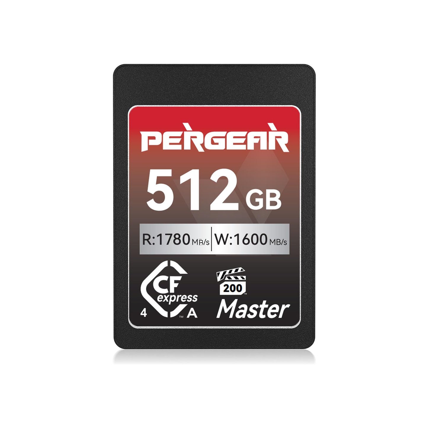 Pergear 512GB CFexpress 4.0 Type A Memory Card VPG200, Up to 1780MB/s Read Speed & 1600MB/s Write Speed for 4K 120P, 8K 30P Video Recording(Master Series), Compatible for Sony Alpha & FX Cameras
