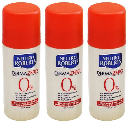 Dermazero Deodorant Stick - 1.35 Fl Oz (Pack of 3) | Long-Lasting Freshness