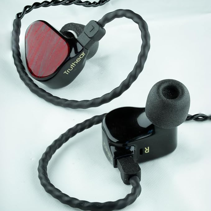 Comply 600 Core Series | Memory Foam Replacement IEM Ear Tips for Truthear, Sennheiser, Moondrop & More | Superior Noise Isolation, Ultimate Comfort, Secure Fit | TechDefender, Black (S/M/L) (3 Pairs)
