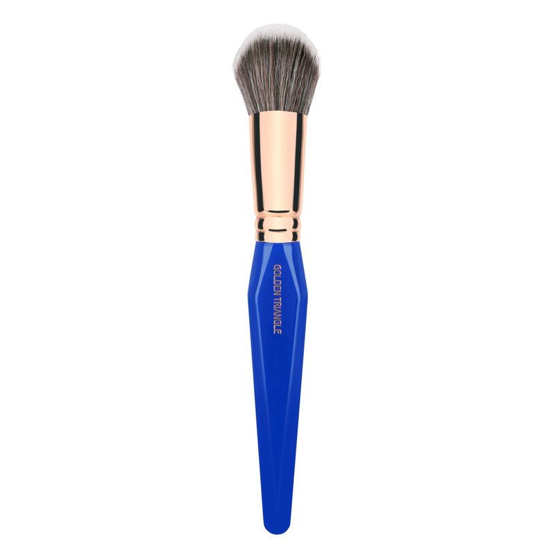 Bdellium Tools Professional Makeup Brush - Golden Triangle 968 BDHD Phase II - With All Vegan and Soft Synthetic Fibers, For Versatile Application & Blending (Blue, 1pc)