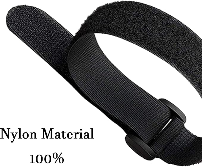 UONIKA 32 pcs 1-inch-wide Hook and Loop Cable Straps, 8"-12"-18"-24"-36" Adjustable Fastening Straps, Fixing and Organizing Cable Ties Set, Multi-Purpose Nylon Cinch Strap, Heavy-Duty Storage Straps