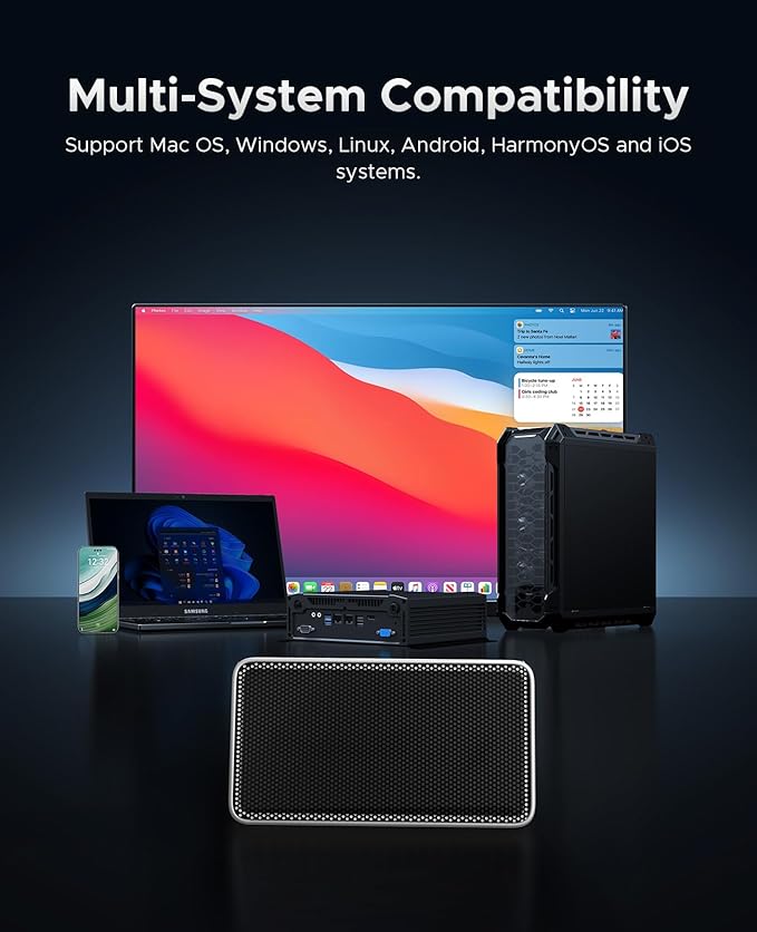 ORICO 4TB USB4.0 Portable SSD 3800MB/s(40Gbps), Ultra-Fast External Solid State Drive, Compatible with Thunderbolt 3/4, USB4, Fanless Aluminum Design, Works with Mac and PC-X40