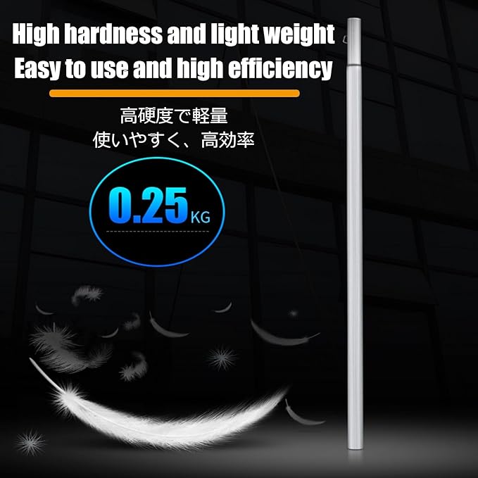 Window Cleaning Brush Cleaner for Solar Panels High Altitude Cleaning Brush High Reach Window Cleaner Tool for Cleaning Roofï¼Water Powered(55cm/21.7in,7m/22.9ft)