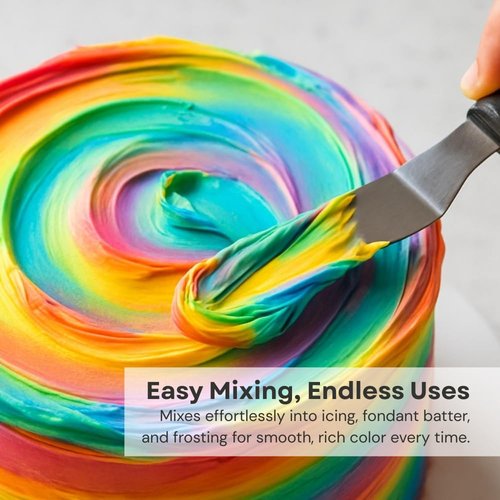 Chefmaster Burgundy Liqua-Gel® Food Coloring - Vibrant, Professional-Grade Dye for Icing & Fondant | 2.3 oz