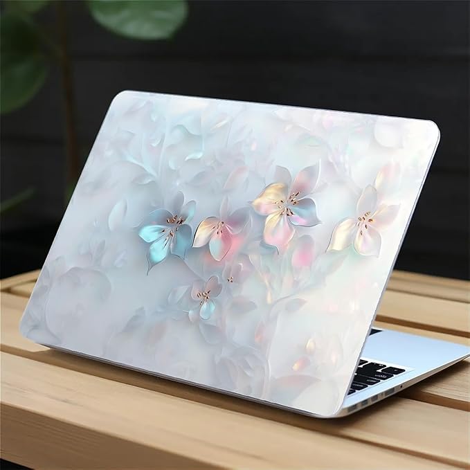 COTAIL Compatible with MacBook Air 13.3 13.6 Inch Case 2022 2021 2020 2019 Plastic Hard Shell Case Cover,13.3 Air (A1932/A2179/A2337), Floral