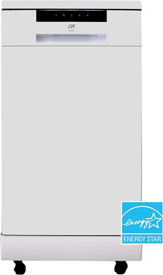 SPT SD-9263W 18″ Energy Star Portable Dishwasher – White