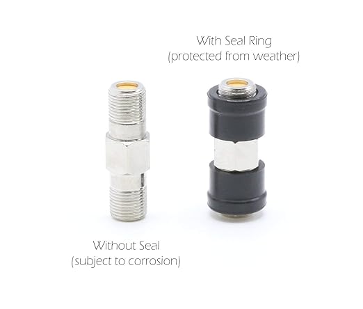 THE CIMPLE CO Coax Weather Boots for F Connectors - Rubber Boots for Ground Blocks, Splitters, or Other F81 Connections - Water-Tight Seal Protects Coaxial Cable Couplers from Weather - 100 Pack
