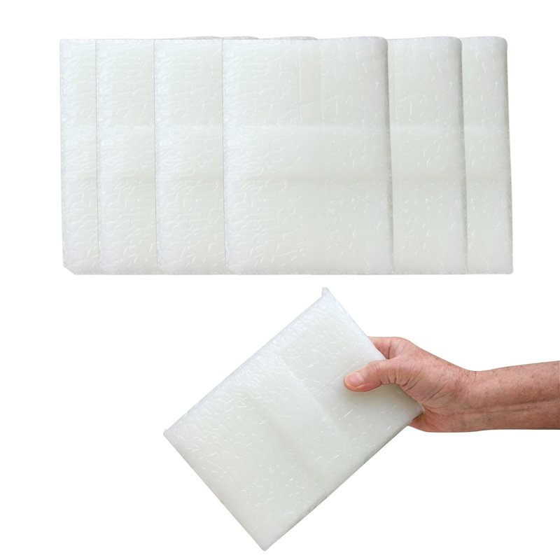 Performa Paraffin Wax Refill, Unscented 1 Pound Blocks, Case of 6, Medical Grade Wax for Hands & Feet, Quick-Melting Formula for Paraffin Bath, Clean & Skin-Safe Spa Refill