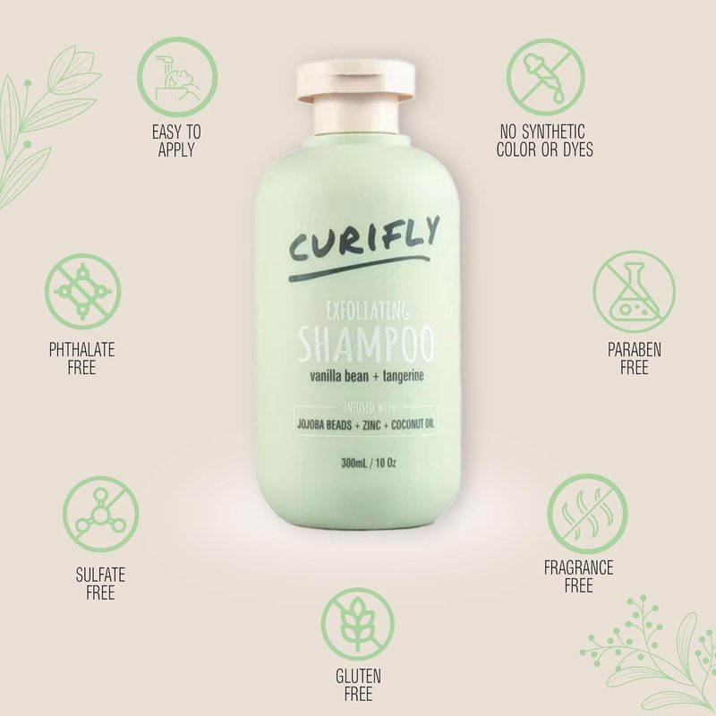 Exfoliating Shampoo for Dry Scalp - Gentle Anti-Dandruff Deep Cleansing Formula | Natural Hydration