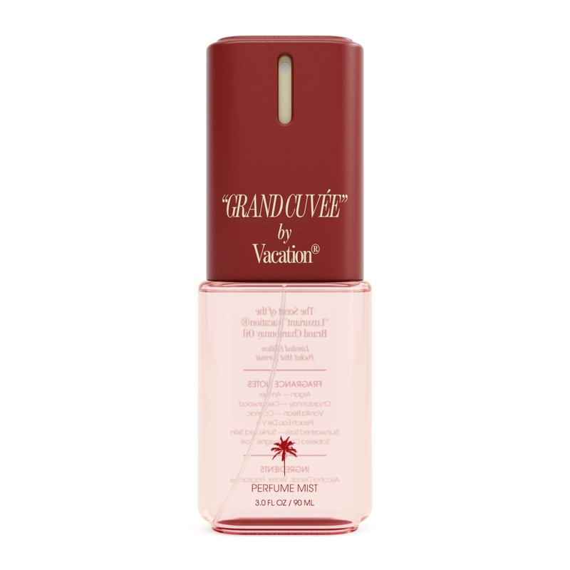 VACATION Grand Cuvée Body Mist and Perfume for Women, 3 Fluid Ounces - Argan Oil, Amber and Vanilla Scent, Hair and Body Spray, Summer Fragrance, Travel Size