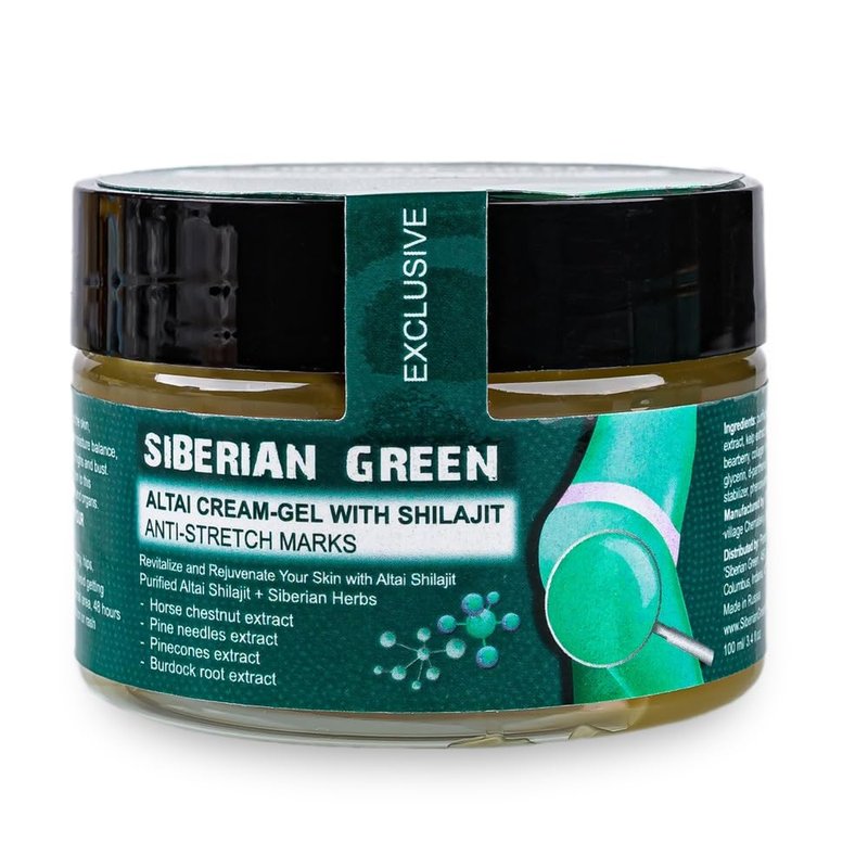 Siberian Green Altai Cream-Gel “Anti-Stretch Marks” with Shilajit and Siberian Herbs 100ml