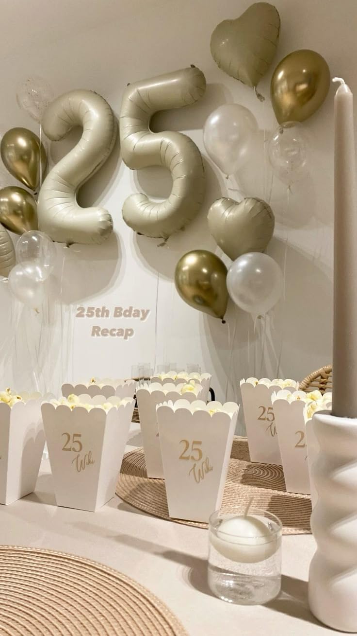 Number 19 Balloon - 40 Inch Cream Foil Birthday Decoration for Men & Women | Perfect for Parties & Events