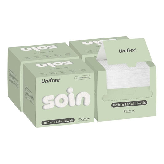 Facial Towels - Large Makeup Remover Towelettes | 11.8 x 9.8 Inch, 200 Count Value Pack