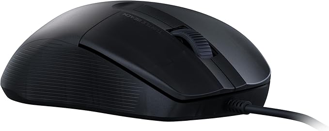 Turtle Beach Pure SEL Wired RGB Gaming Mouse, Ultra-Light 49g Ergonomic Design, 8000 DPI Optical Sensor, Mechanical Switches, Pretension System, Pure PTFE Glides, AIMO RGB Lighting – Black