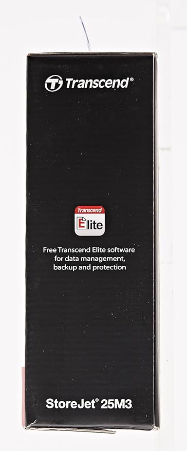 Transcend StoreJet 4TB Rugged External Hard Drive, USB3.1(5Gbps) Portable HDD with One Touch Auto-Backup Button/Anti-Shock Resistant, Compact&Lightweight, Lightning-Fast Speeds, Iron Grey -TS4TSJ25M3S