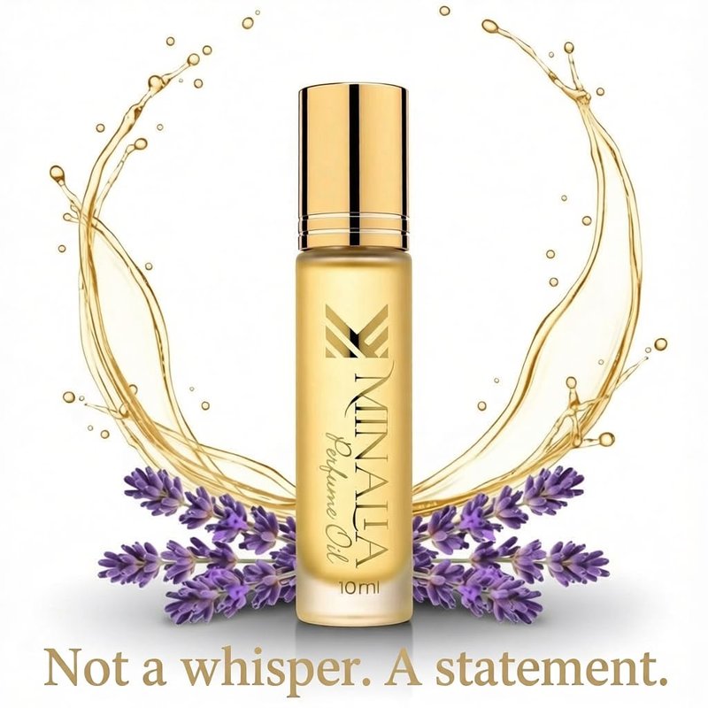 MINALIA Roll-On Perfume Oil – Alcohol-Free – 10 mL (Bold Lavender)