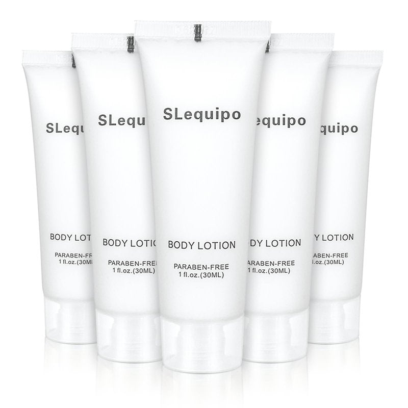 Travel Size Body Lotion Bulk (1 fl oz, 100 Pack), Refreshing Hotel Body Lotion, Mini and Small Size Body Lotion, Guest Hotel Toiletries in Bulk - Mini Body Lotion, Clear Container