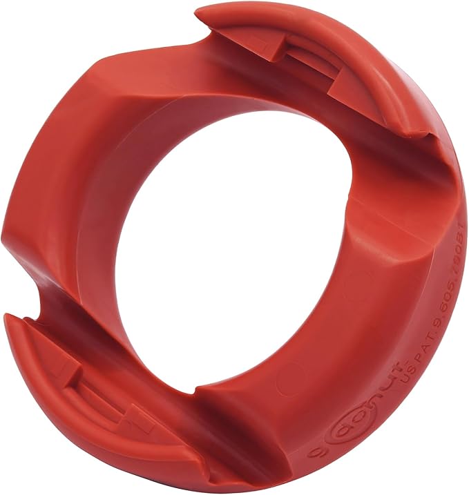 GoDonut Original – Phone and Tablet Stand – Compatible with Devices UP to 0.5" Thick Including Protective Cases - for use at Work, at Home, Travel and on-the-go - Red
