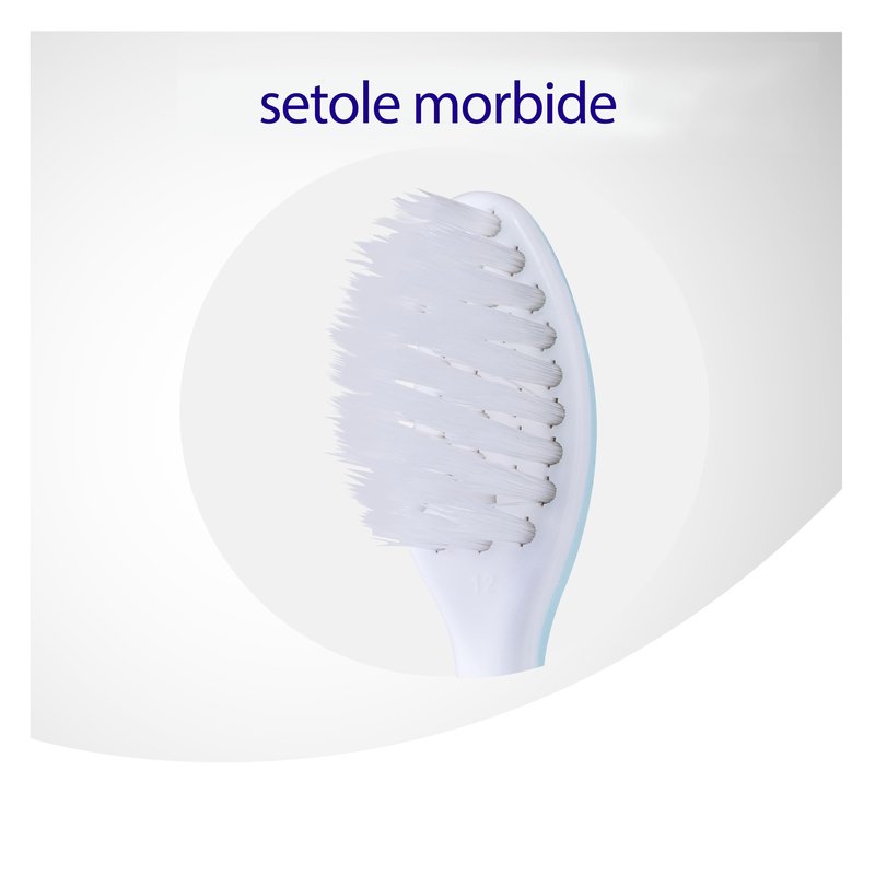 meridol Toothbrush Gum Protection Soft Pack of 2 - Manual Toothbrush for Gentle Cleaning of Teeth on The Gum Line