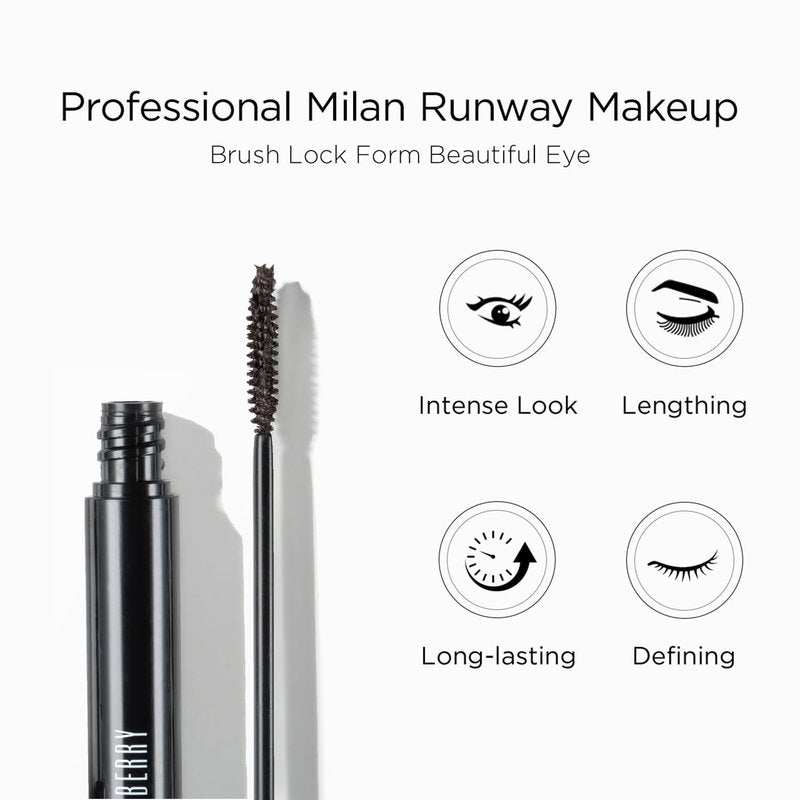 Lord & Berry High Definition Brown Mascara - Water Resistant, Intense Color | 0.6 oz