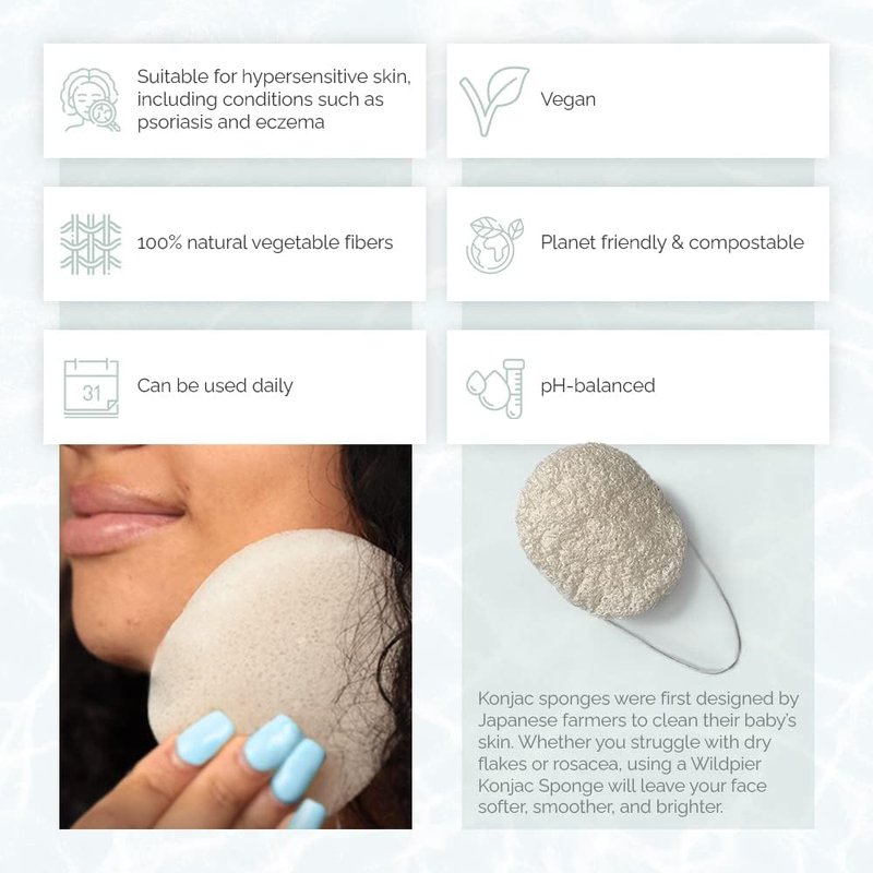 Deep Exfoliating Glove & Konjac Sponge Bundle | Soft & Effective Skin Care