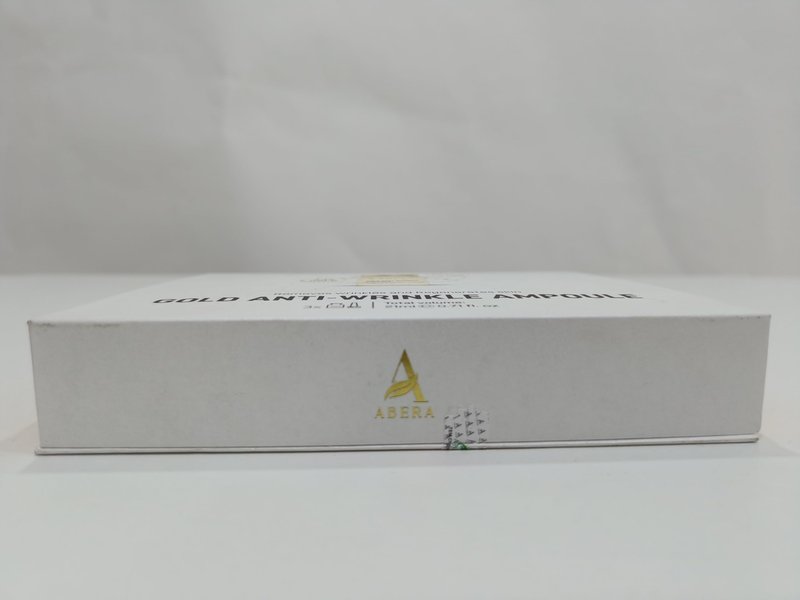 ABERA Gold Anti-Wrinkle Ampoule, Anti-Aging Serum For All Skin Type with Peach Extract and Hyaluronic Acid, Skin Firming & Firming Serum, Hydrating Serum (1 Ampoule)